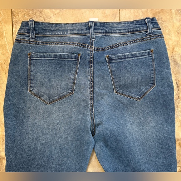Womens For The Republic Denim Jeans Relaxed Fit Tapered Ankle Size 8/28 - Picture 4 of 4